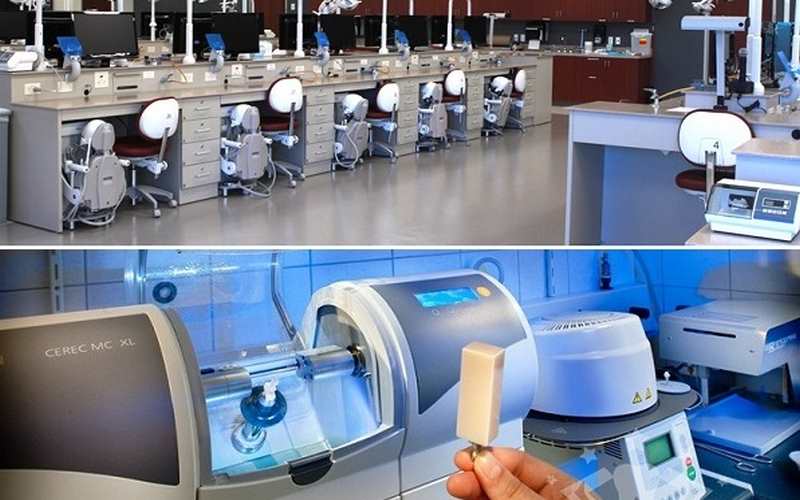 Phòng lab chế tác răng tại nha khoa Dencos Luxury