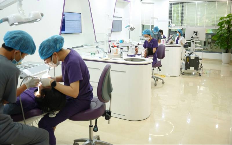 Không gian điều trị, niềng răng tại nha khoa Thúy Đức
