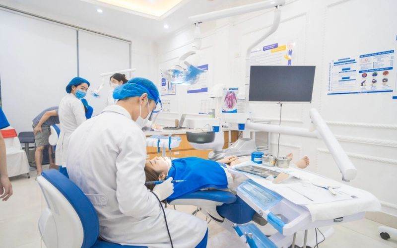 Không gian phòng khám nha khoa An An hiện đại