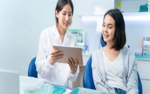 Khu vực tư vấn khách hàng tại nha khoa Gia Bảo