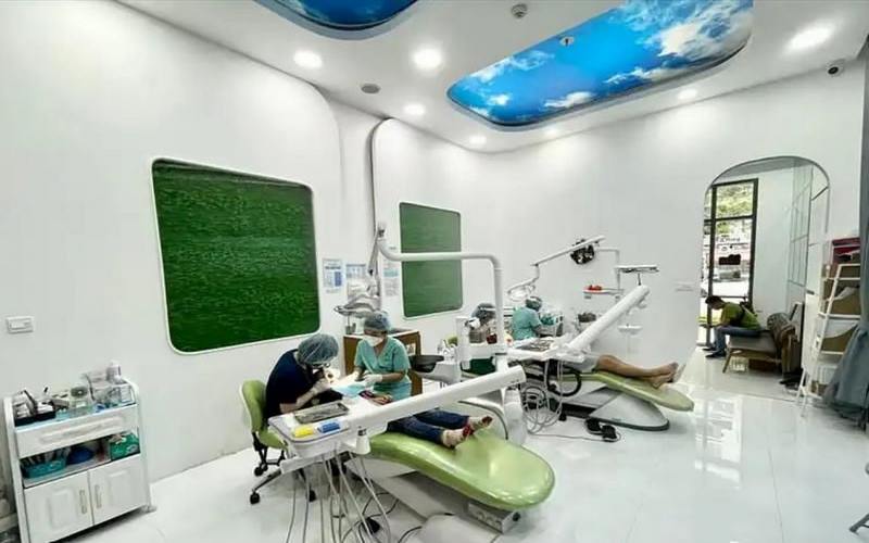 Phòng nha Nam Sài Gòn Nhà Bè tạo ấn tượng với không gian sạch sẽ, hiện đại