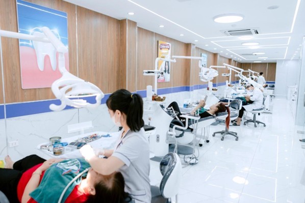 Khu vực điều khang trang tại nha khoa Quốc Ninh